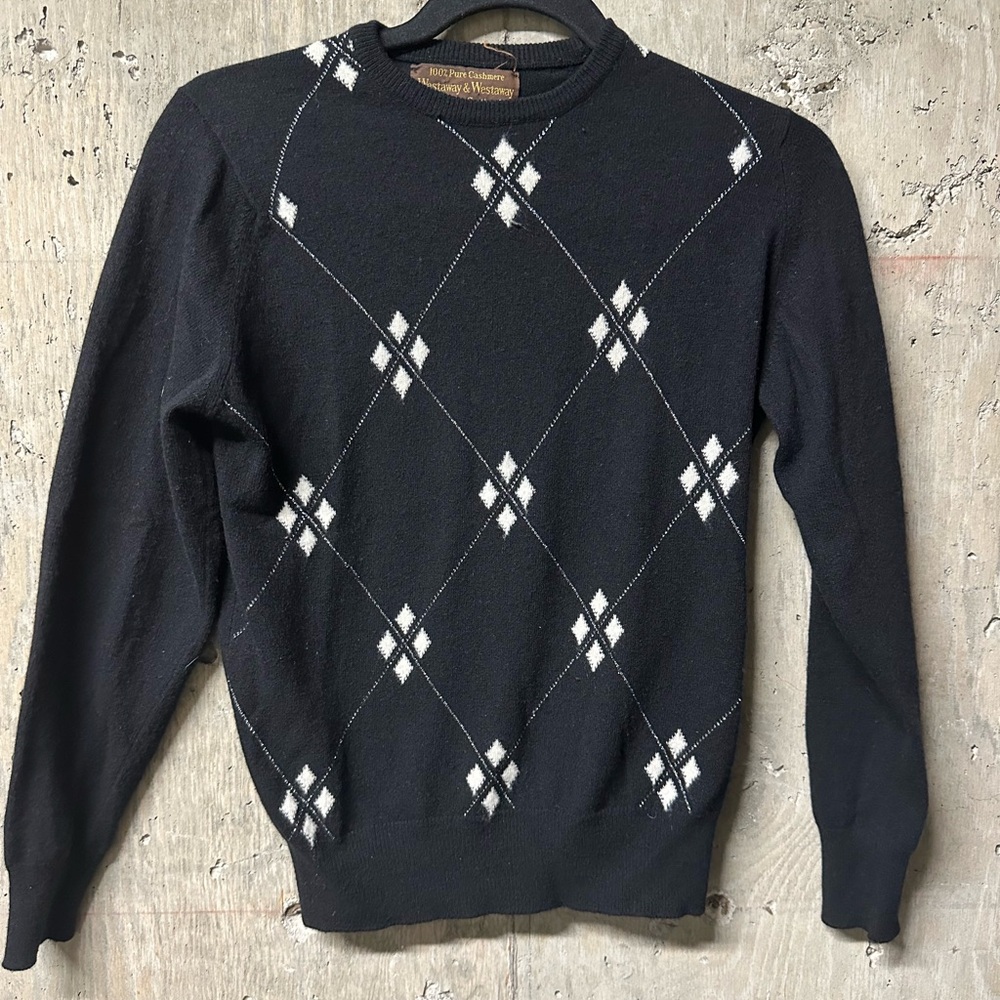 Westaway & Westaway Black Cashmere Sweater